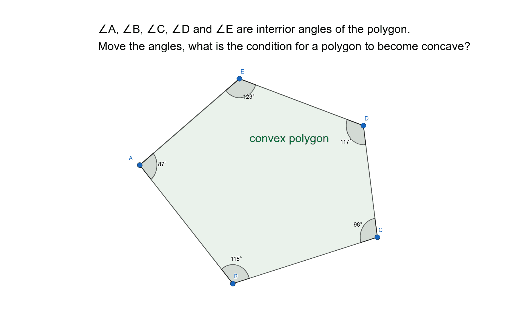 convex concave polygon – GeoGebra