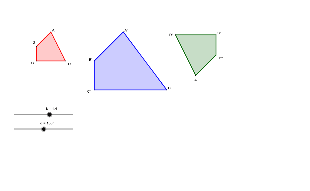 Figuras Semejantes. GeoGebra