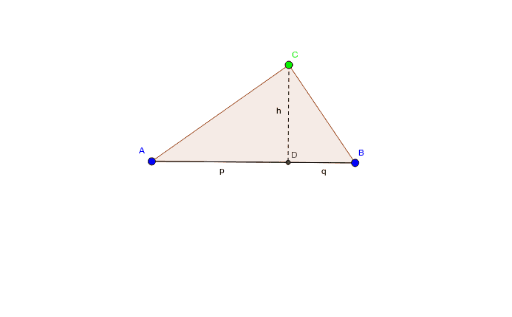 Right Triangle Altitude Theorem – GeoGebra