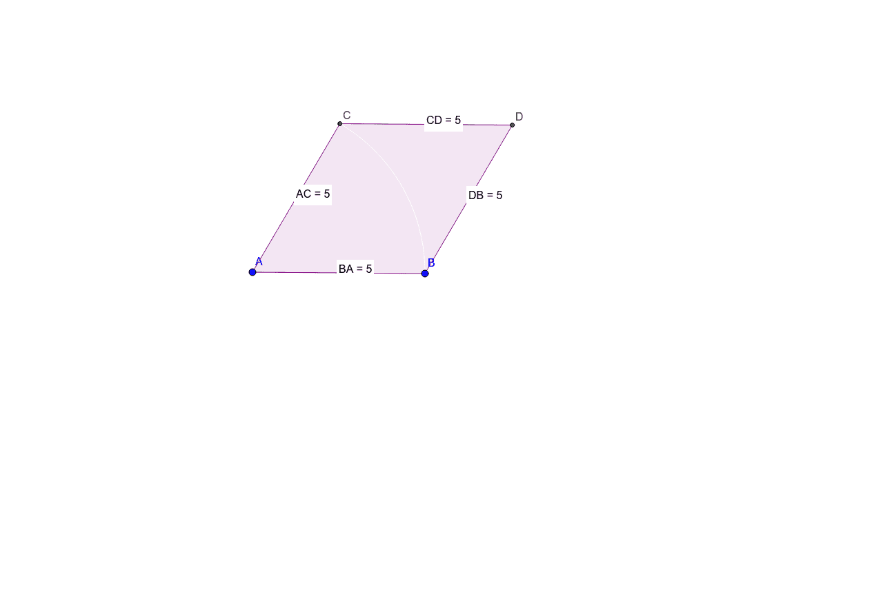 Parallelogram - Side Measurements – GeoGebra