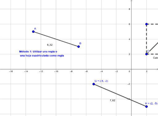 Distancia Entre Dos Puntos – GeoGebra