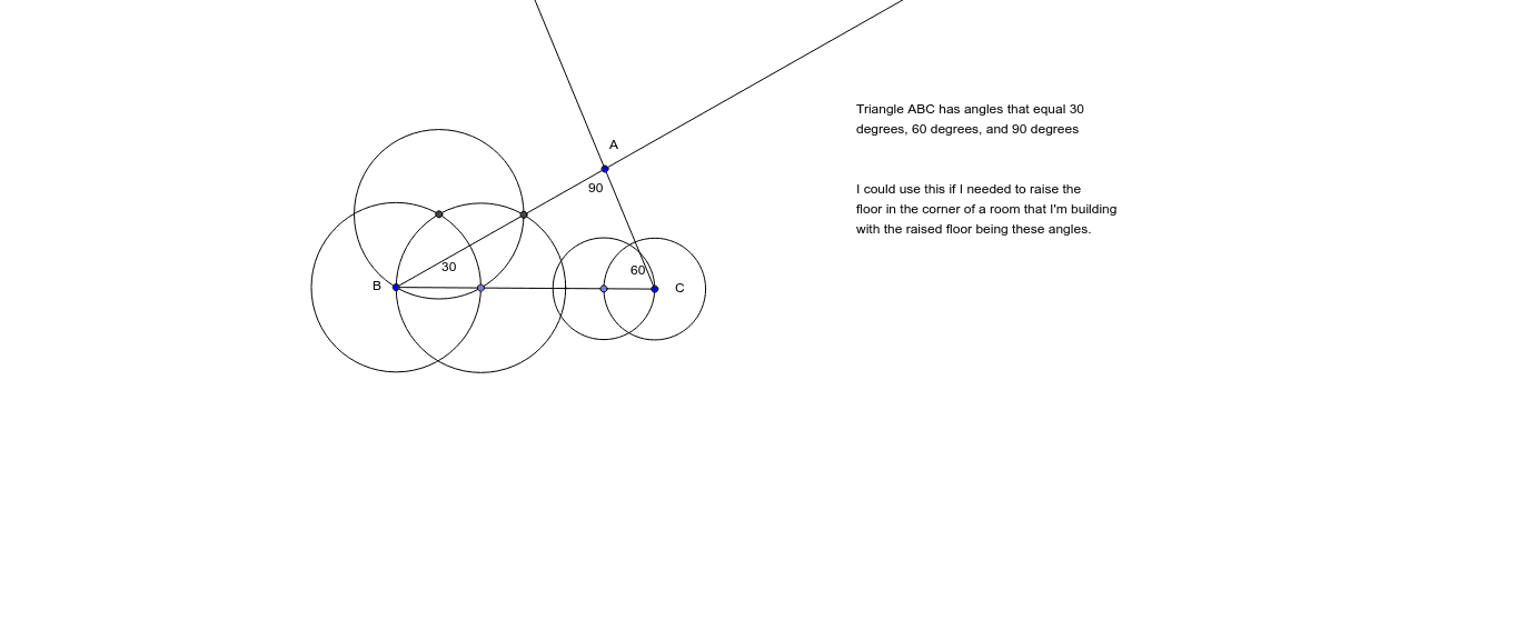 Constructing A 30 60 90 Triangle Geogebra