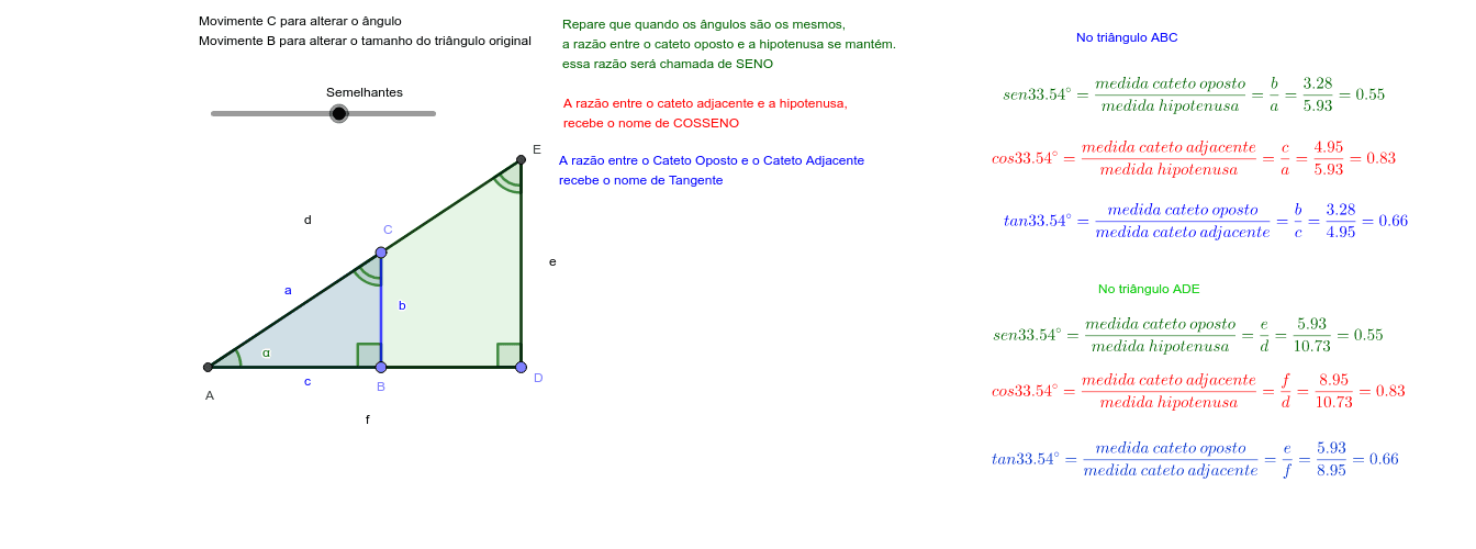 Demonstração Da Soma De Seno E Da Diferença De Seno – GeoGebra