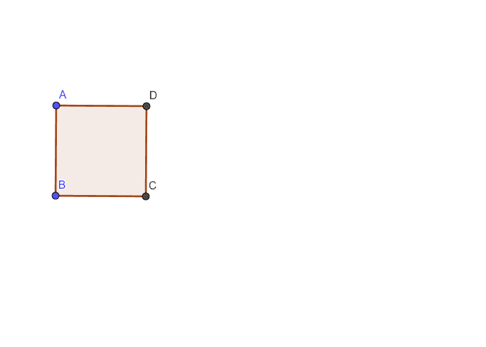 正方形面積 Geogebra