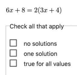 Algebra 5.8 How many solutions?