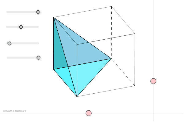 Patron pyramide 3 – GeoGebra