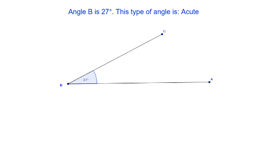 Categorizing Angles Practice Geogebra