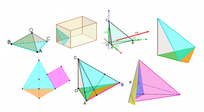 Zur räumlichen Satzgruppe des Pythagoras