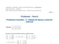 Problemas resueltos - 5 - método de Gauss y notación matricial.pdf