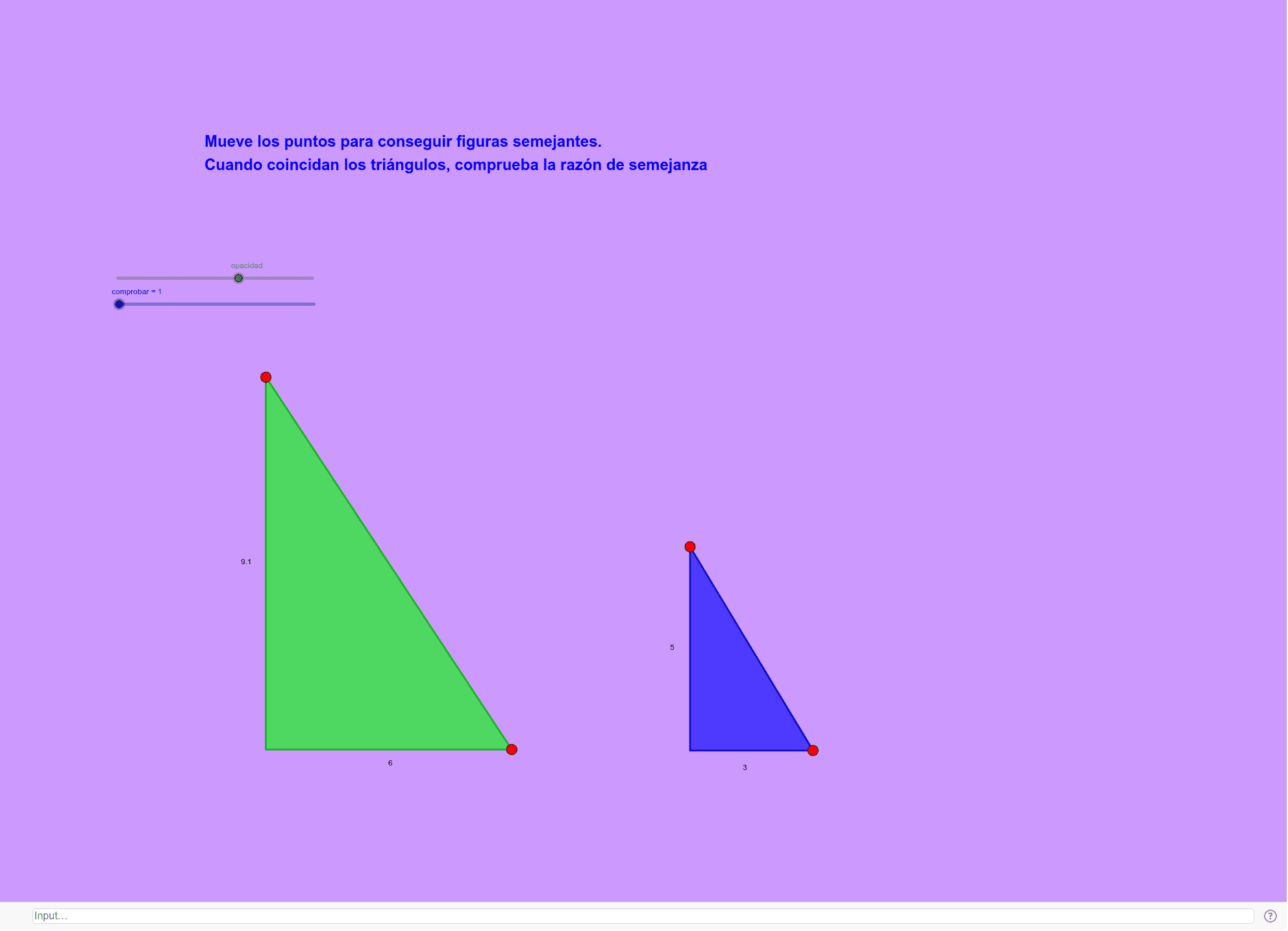 Razones Trigonometricas En Triangulos Semejantes Geogebra Images