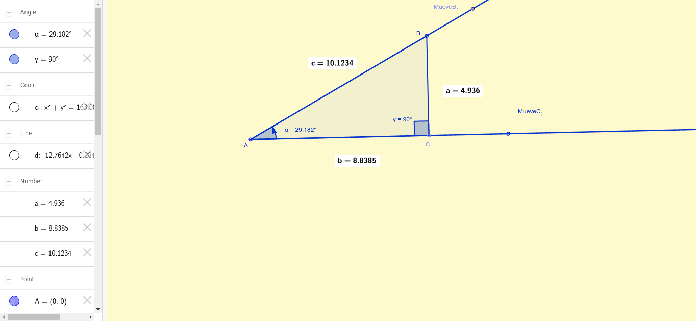 Razones Trigonometricas En Un Triangulo Rectangulo Geogebra Images