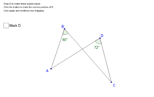 mark equal angles – GeoGebra