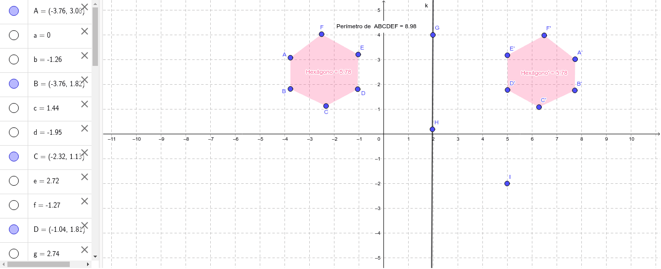 Jogo de reflexões e rotações – GeoGebra