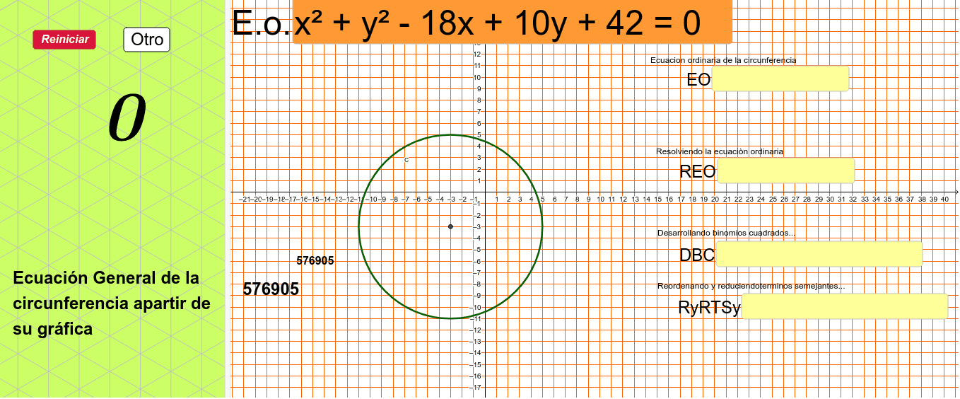 Ecuación General De La Circunferencia Geogebra 2522