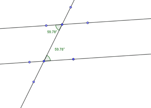 Alternate Interior Angles (EQUAL) – GeoGebra