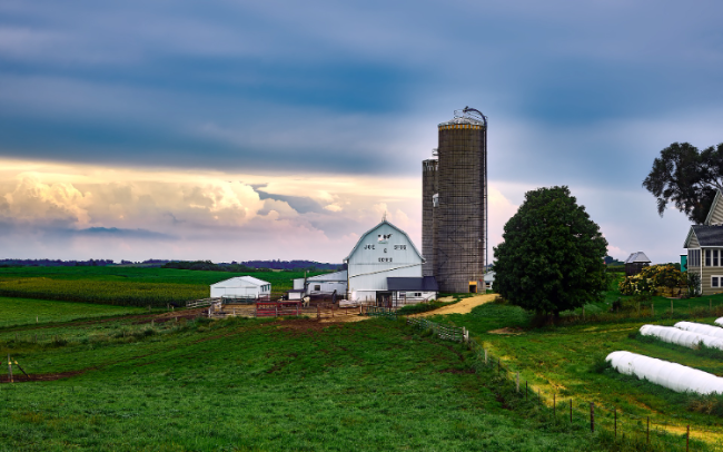 Fonte: [url=https://pixabay.com/pt/photos/wisconsin-fazenda-de-gado-leiteiro-1826833/]https://pixabay.com/pt/photos/wisconsin-fazenda-de-gado-leiteiro-1826833/[/url]
