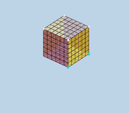 立方体の展開図 Geogebra