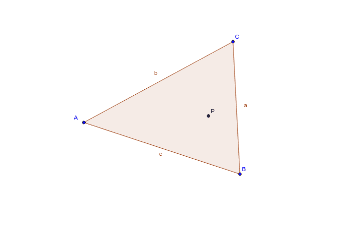 Remarkable points in triangle – GeoGebra