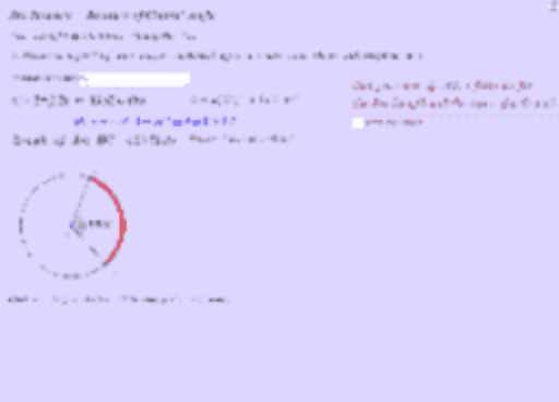 Exploration Arc Length And Sector Area Aps Geogebra