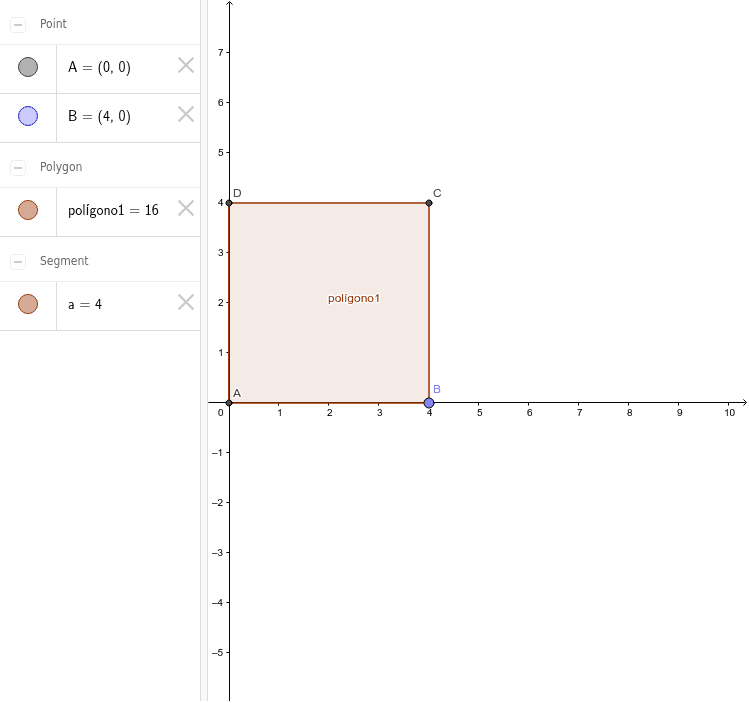 CUADRADO DE UN NUMERO – GeoGebra