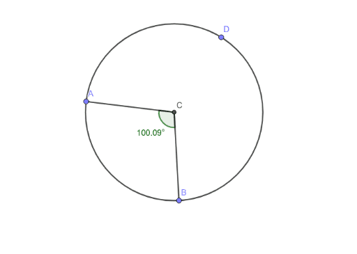 Exploring Angles In Circles Part 1 – GeoGebra