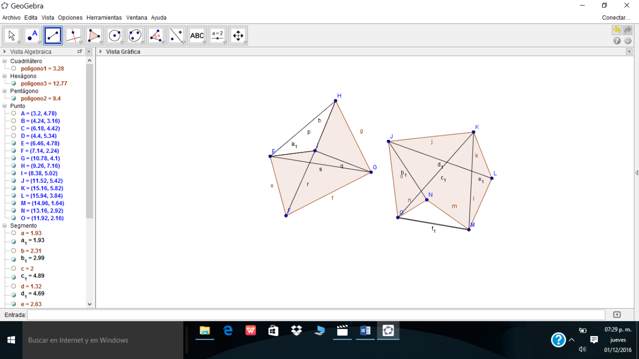 Y según sus diagonales se clasifican en cóncavos 