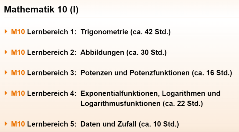 1. Überblick Lernbereiche