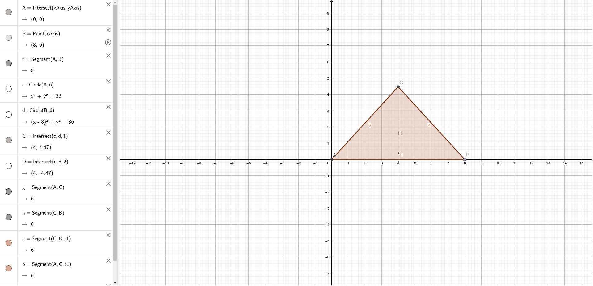 Triangle Geogebra 2977