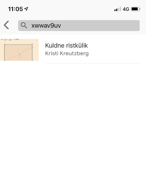 Kirjuta otsinguribale 8-kohaline tähtede ja numbrite kombinatsioon. Seda kombinatsiooni näed veebiaadressi lõpus siis, kui tööleht on avatud internetibrauseris. Nii saad avada kõiki GeoGebra veebilehel olevaid töölehti.