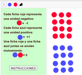 OPERACIONES CON ENTEROS CON FICHAS