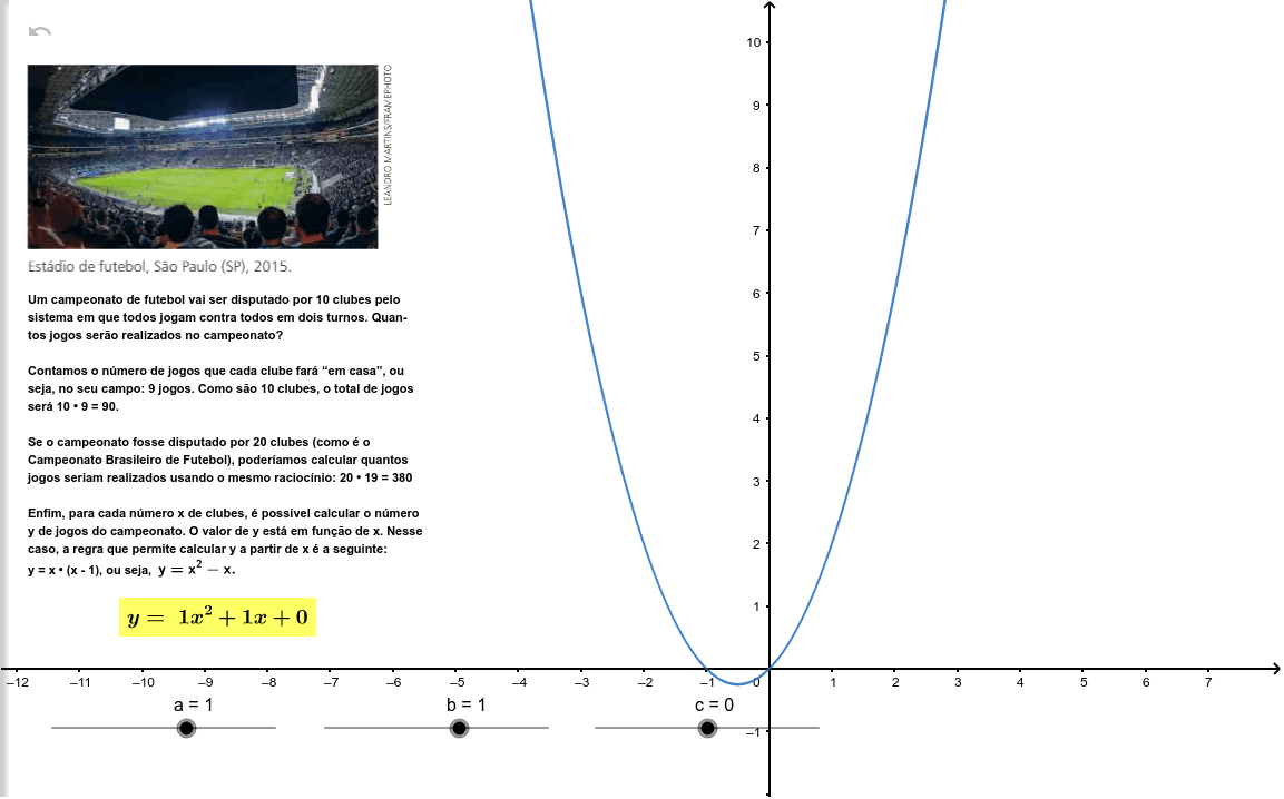 Pesquisa feita pelo termo jogo no site do GeoGebra.