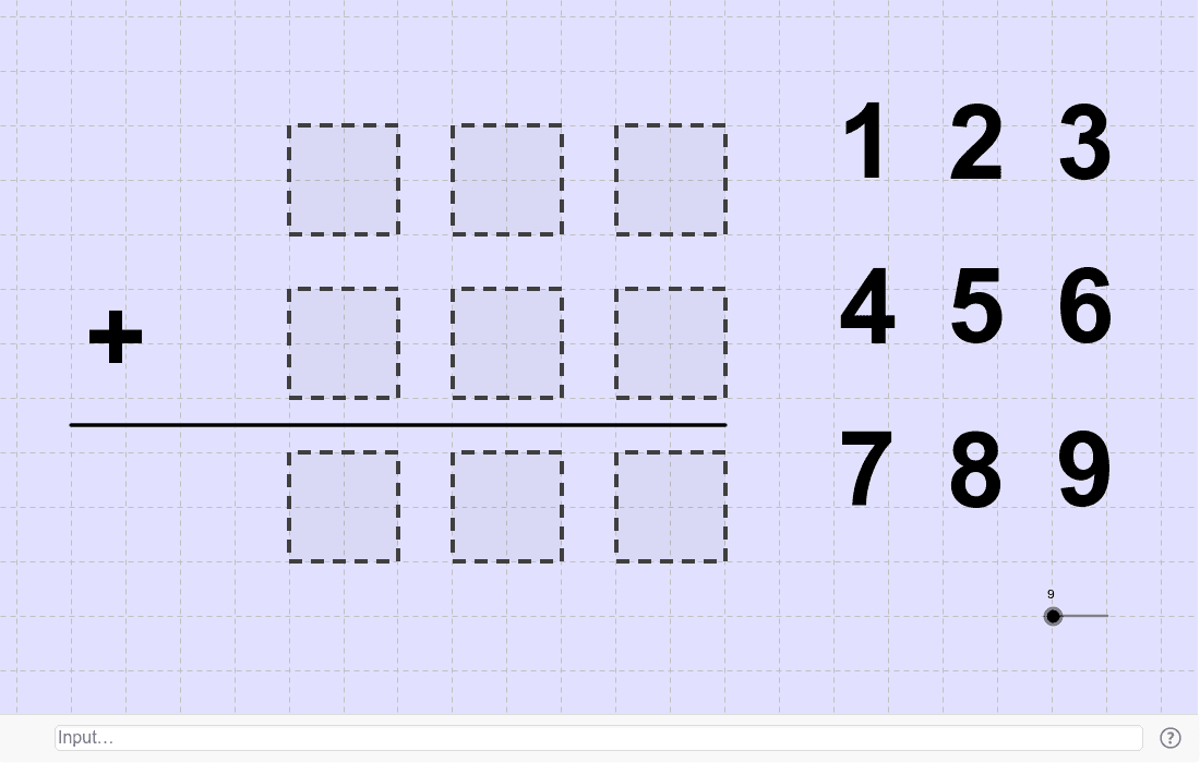 直式三位數加法 Geogebra