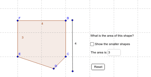 Composite Shape Practice – GeoGebra