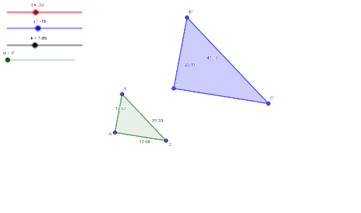 Triangle Similarity Angle Bisector Theorem – GeoGebra