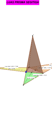 Luas Prisma segitiga – GeoGebra
