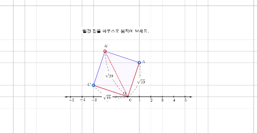 [무리수 교육자료 3] √10과 √20 – GeoGebra