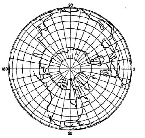 Projeção ortográfica azimutal