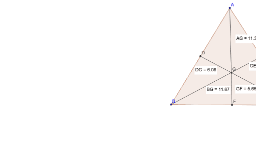 平面図形 三角形の性質 重心 Geogebra