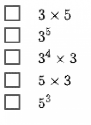 Algebra 1.13 Expressions with exponents