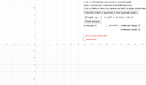 Quadratics: y=(x-m)(x-n) – GeoGebra