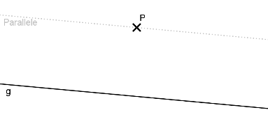 Heute würde man das Parallelenpostulat vielleicht so formulieren: 