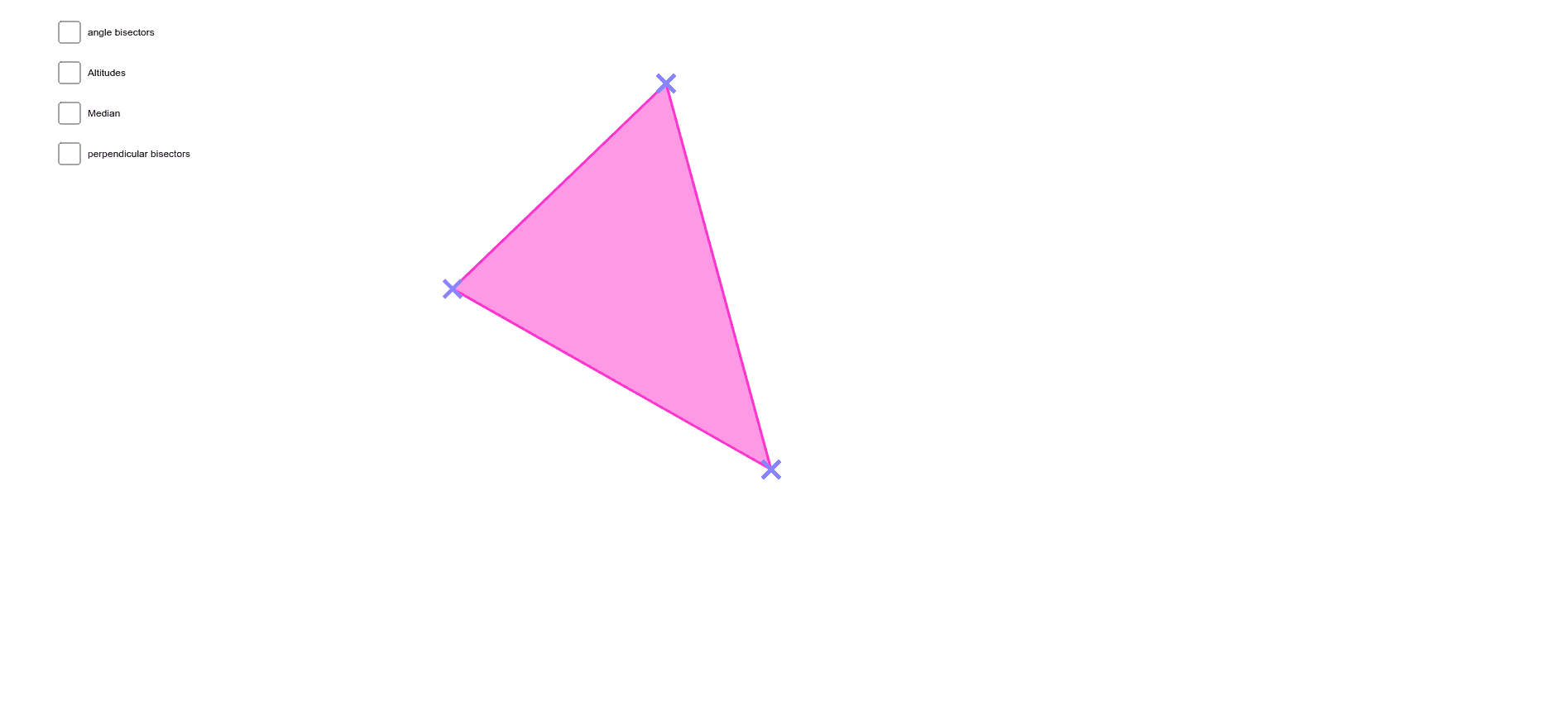 Special Lines and Centres in a Triangle – GeoGebra