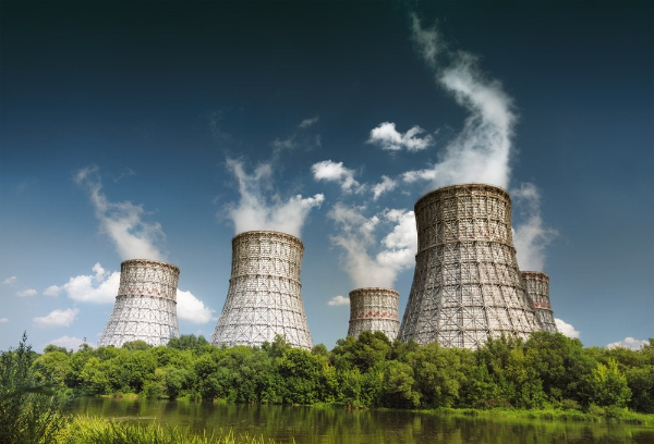 Cooling Towers for Nuclear Reactors or Coal-Fired Power Plants