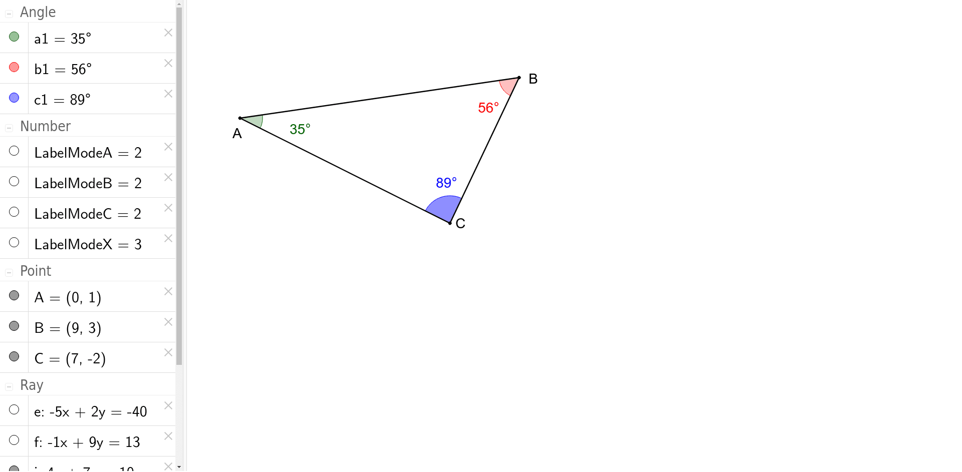 Angle Sum Of Triangle Geogebra 2837