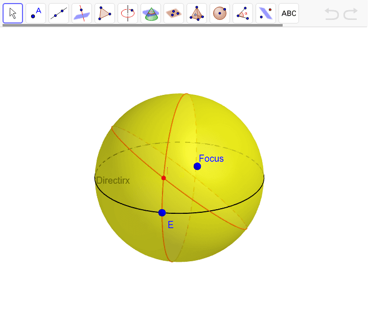 Spherical Parabola – GeoGebra