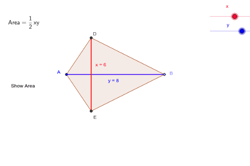 find area of a kite calculator