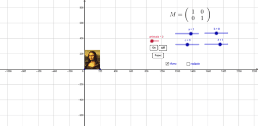 Linear Transformations – GeoGebra