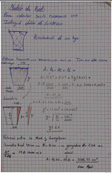  Cálculos realizados.