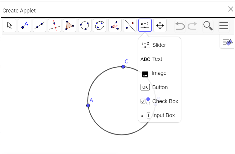 Step-1:Draw a circle with three points.And select the check box.