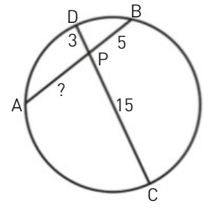 Utilizza le misure indicate in figura per determinare l'incognita.